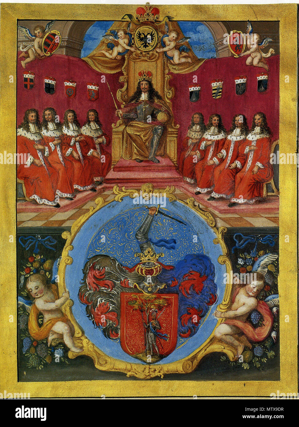 . CoA estates of the country (East Frisia) from 1678 . 11 September 2006 (upload date). Pixelfehler 13:39, 11 September 2006 (UTC) 459 Ostflandstcoa Stock Photo