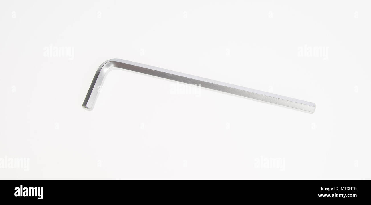 Allen key or Allen wrench key set on a background Stock Photo Alamy
