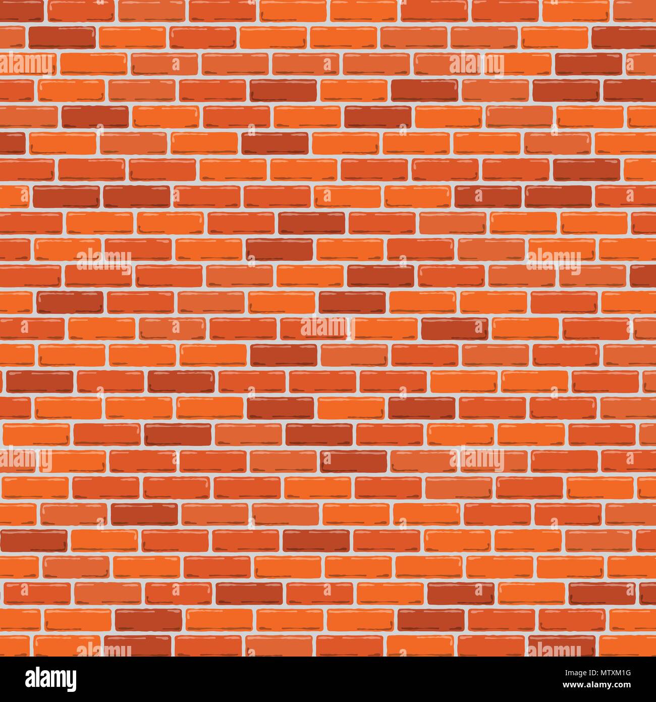 Red Brick Wall Background Vector Illustration Brick Wall Background