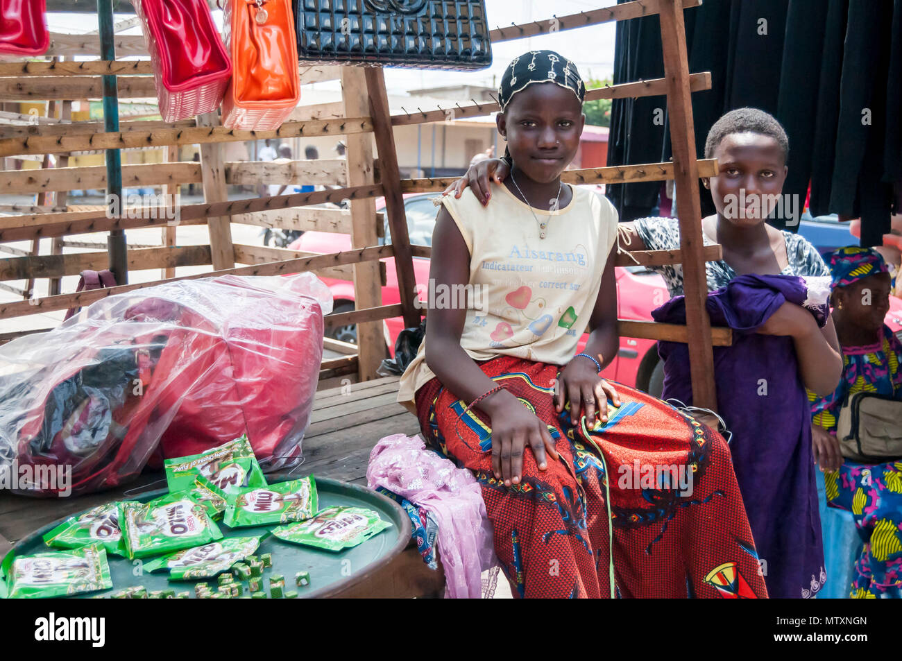 Abidjan city street hi-res stock photography and images - Alamy