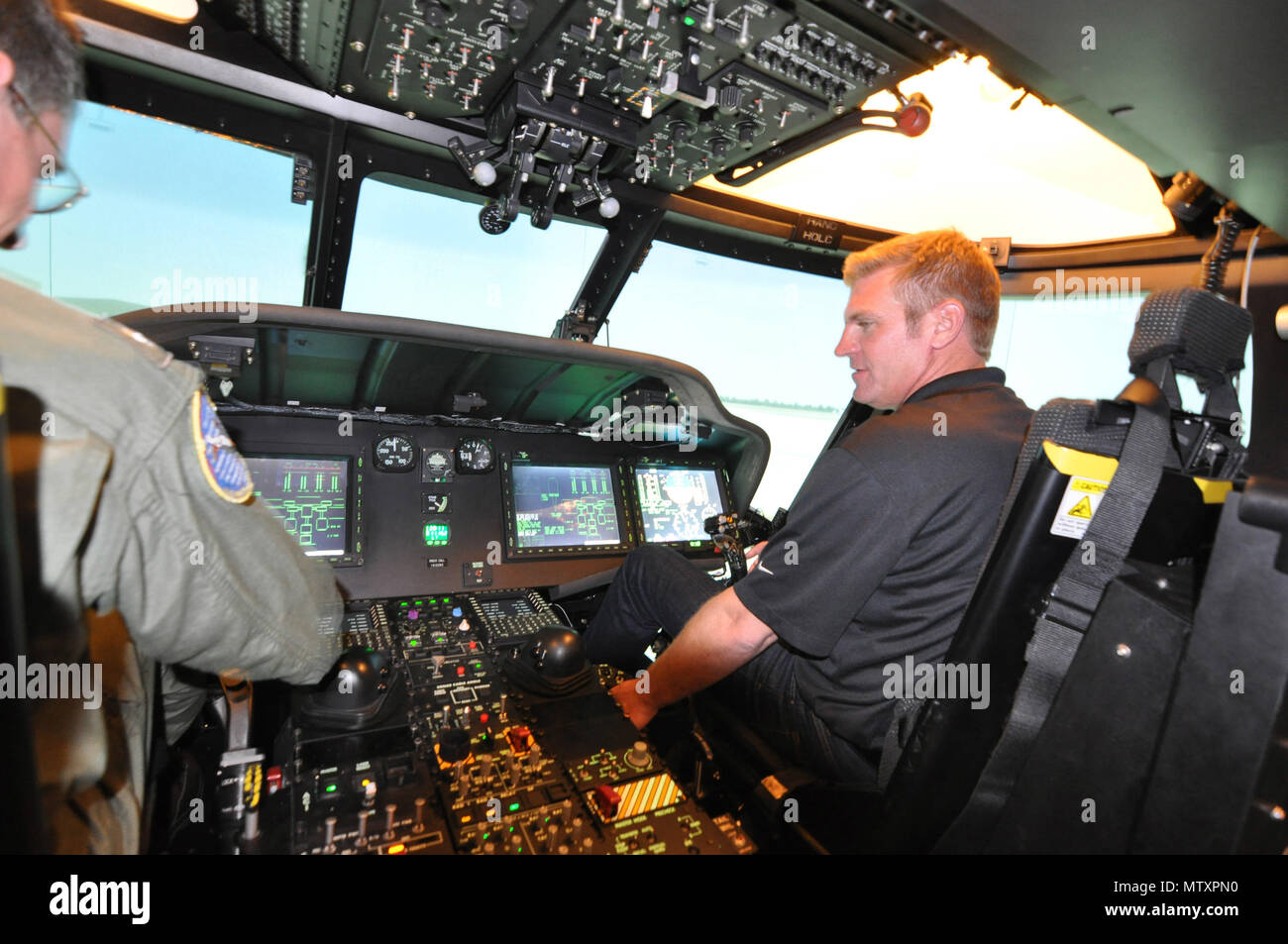 Personnel at Helicopter Maritime Strike Wing Atlantic demonstrate MH ...