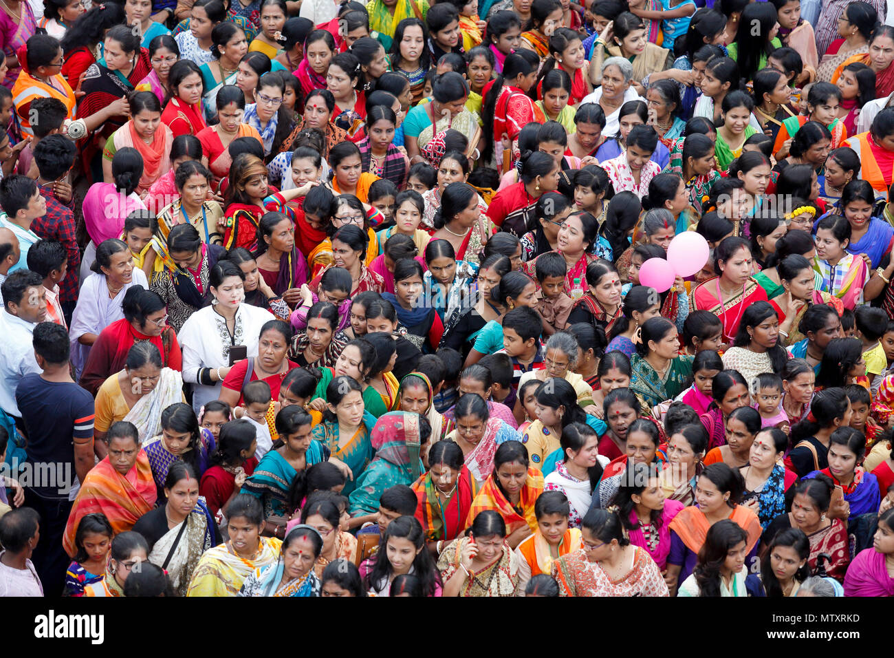 'Rathyatra' the journey of Jagannath, Sylhet, Bangladesh. Stock Photo