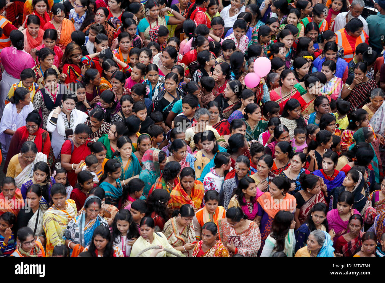 'Rathyatra' the journey of Jagannath, Sylhet, Bangladesh. Stock Photo