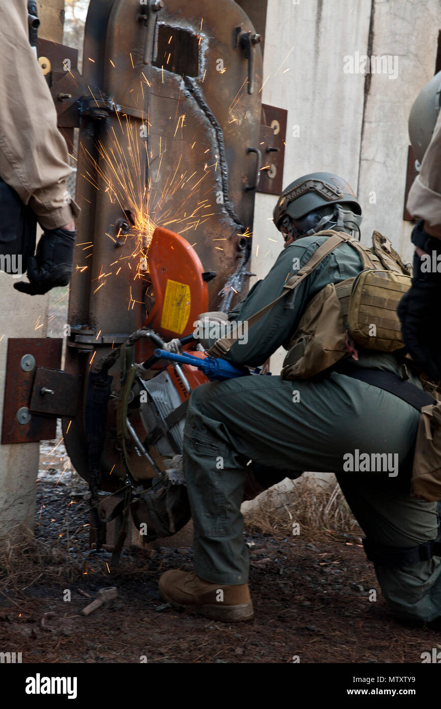 Marines at Quantico, Virginia, conducted Methods of Entry training ...