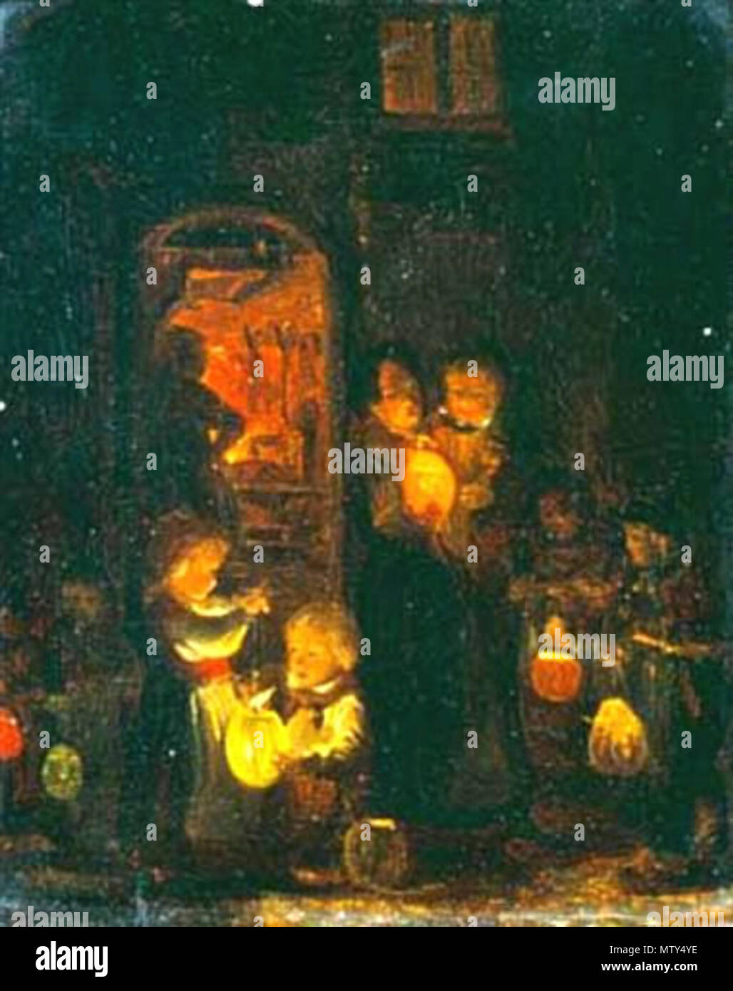 . German: Laternenkinder . circa 1837.    Peter Schwingen  (1813–1863)     Description German painter Genre works portrait, Düsseldorfer Malerschule  Date of birth/death 14 October 1813 6 May 1863  Location of birth/death Muffendorf Düsseldorf  Work location Düsseldorf  Authority control  : Q2078235 VIAF: 15577267 ISNI: 0000 0000 6675 3313 ULAN: 500112756 LCCN: nb2005009811 GND: 119306298 WorldCat 548 Schwingen Laternenkinder Stock Photo