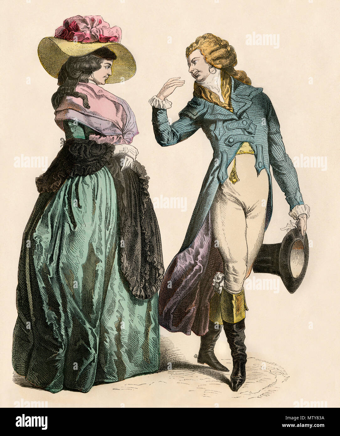 1700s woman hi-res stock photography and images - Alamy