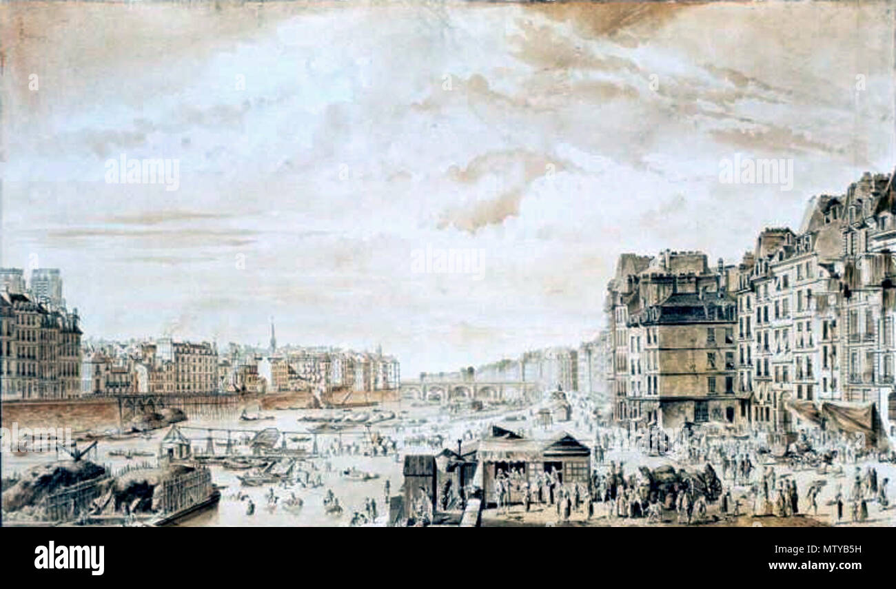 france vintage 邸宅のデッサン Paris 18th century hi-res stock photography and images - Alamy