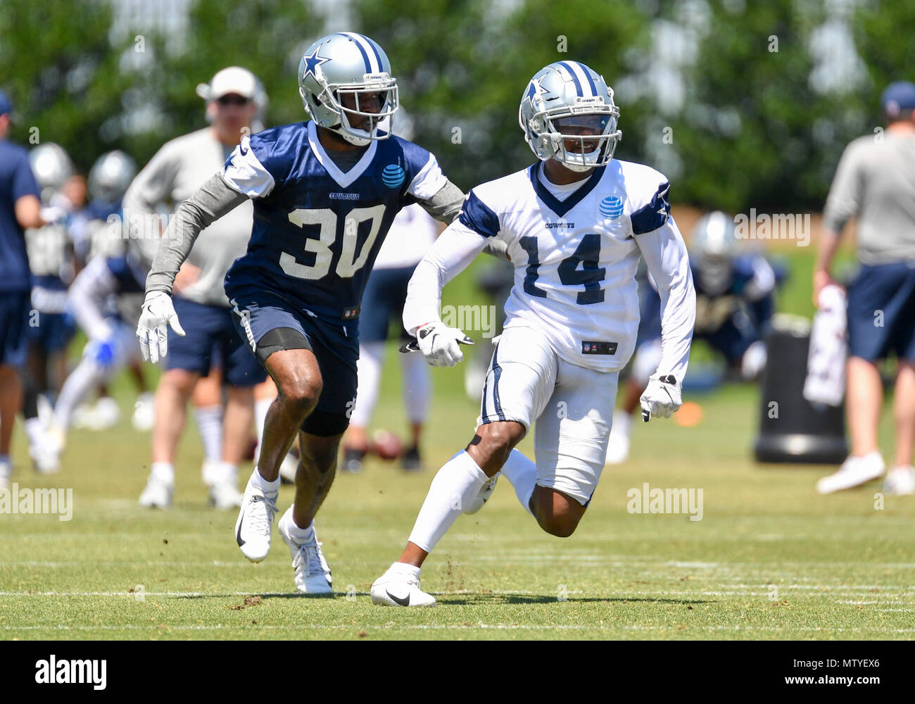 May 30, 2018: Dallas Cowboys wide receiver Lance Lenoir Jr #14 during an  NFL mini-camp organized team activities held at The Star in Frisco, TX  Albert Pena/CSM Stock Photo - Alamy