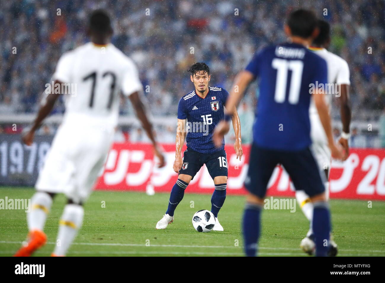 Hotaru Yamaguchi (JPN),  MAY 30, 2018 - Football / Soccer : KIRIN Challenge Cup 2018   match between Japan 0-2 Ghana   at Nissan Stadium in Kanagawa, Japan. Stock Photo
