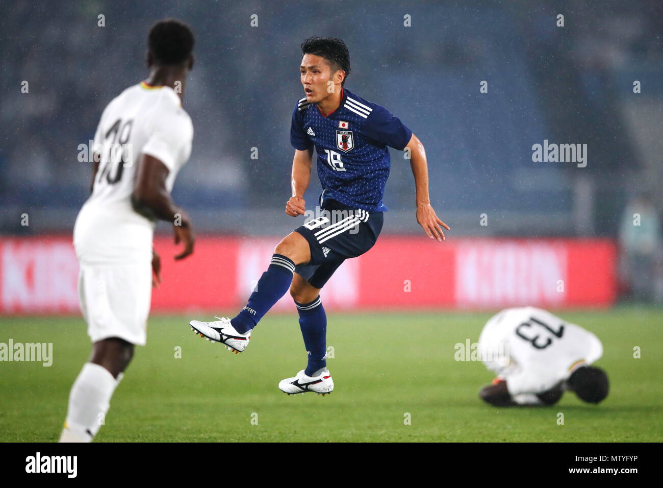 Ryota Oshima (JPN),  MAY 30, 2018 - Football / Soccer : KIRIN Challenge Cup 2018   match between Japan 0-2 Ghana   at Nissan Stadium in Kanagawa, Japan. Stock Photo