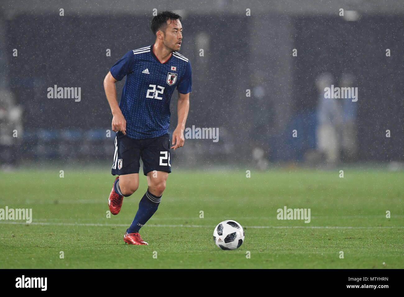 Kanagawa, Japan. 30th May, 2018. Maya Yoshida (JPN) Football/Soccer : KIRIN Challenge Cup 2018 match between Japan 0-2 Ghana at Nissan Stadium in Kanagawa, Japan . Credit: AFLO/Alamy Live News Stock Photo