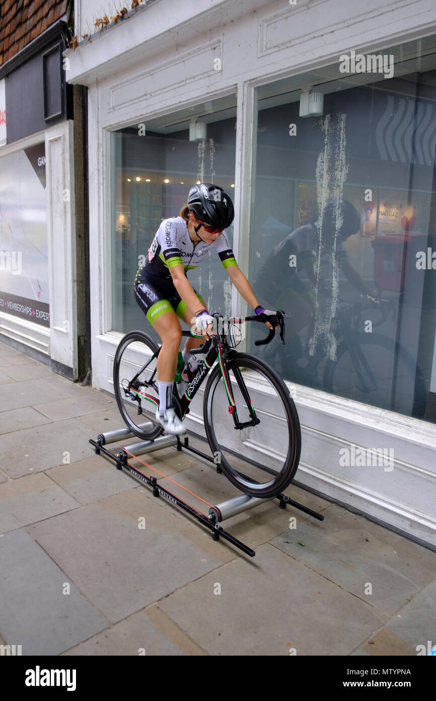 Salisbury, UK. 31st May 2018 Salisbury. Part of the recovery programme for Salisbury after recently nerve agent attack, the city hosted the finals of the elite OVO Energy Tour Series. Wiltshire Council and Salisbury City Council supported the race, which took place in Wiltshire for the first time as part of the Salisbury recovery programme. The prestigious tour reach its exciting climax, when the men's and women's teams race for victory after competing in eight previous rounds in different cities. Credit: © pcp/ Alamy Stock Photo (Default)/Alamy Live News Stock Photo