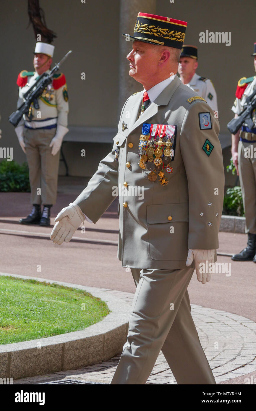 Lyon, France, 31st May 2018: General of Army Francois Lecointre, Chief of  French Armies Headquarter, as seen in Lyon (Central-Eastern France) as he  attends the ceremony held at Lyon Military governor's residence