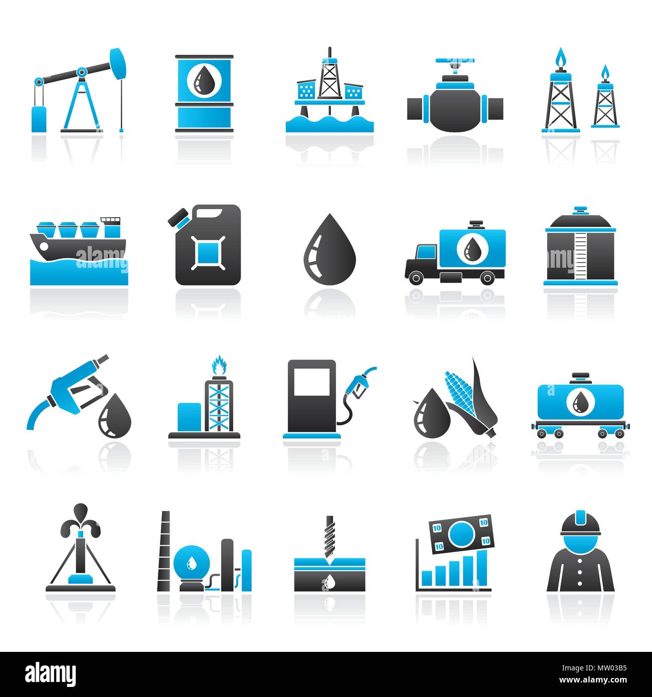 Oil And Gas Production Icon