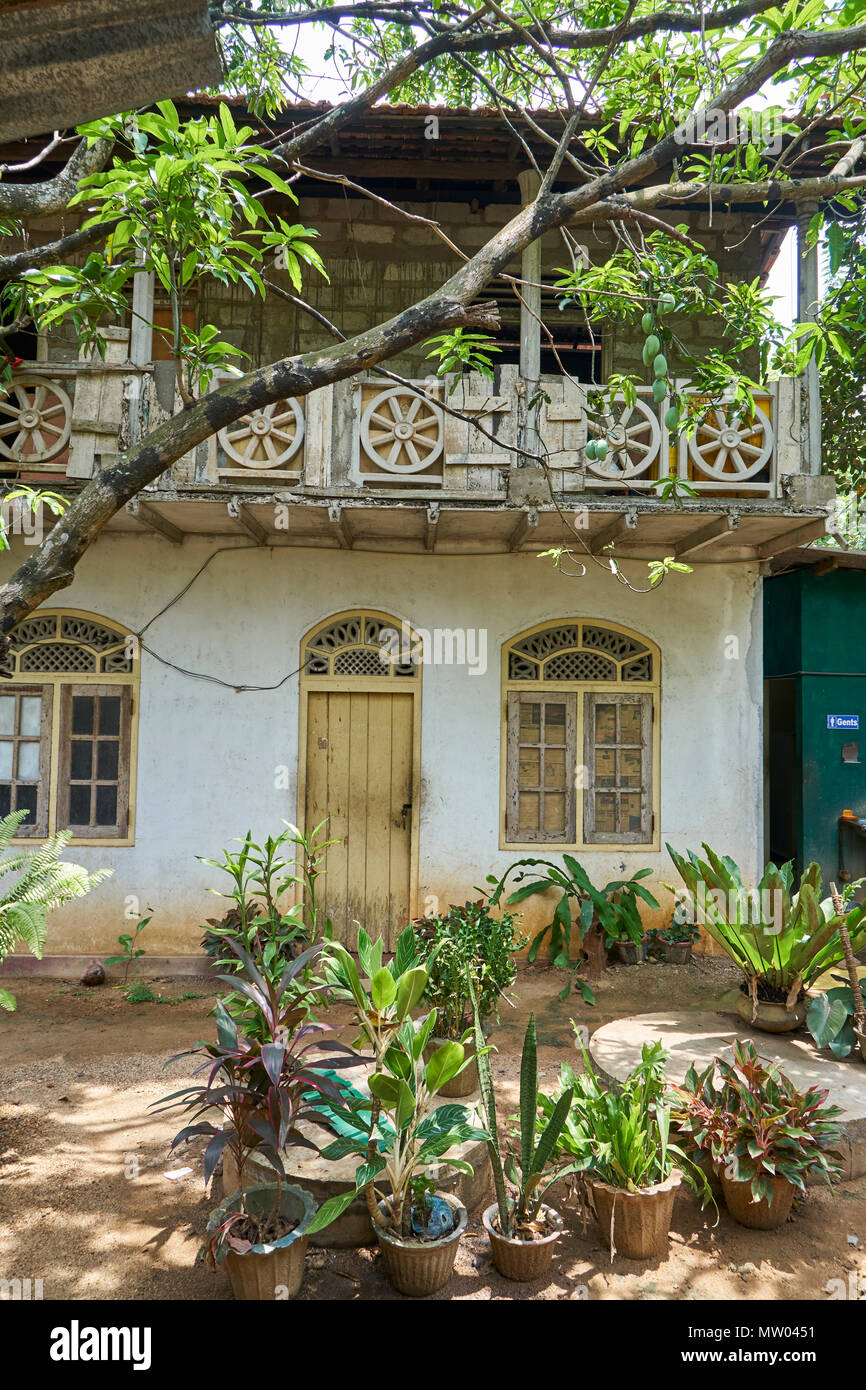 Old colonial home with garden and balcony near Colombo Sri Lanka Stock Photo Alamy