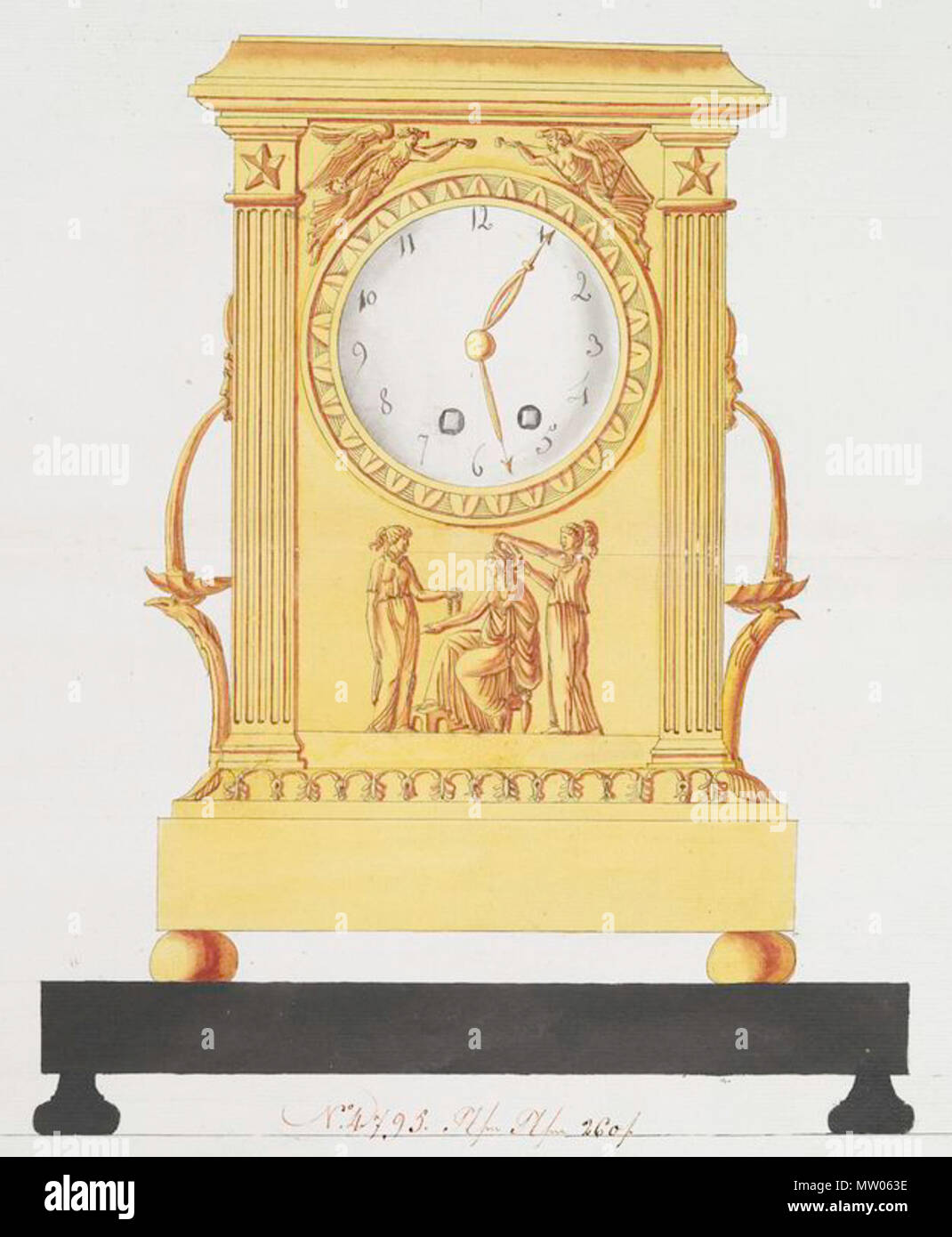 Furniture ~3 Sets~ Decorative Angel Metal Corners for Clock Dials C-30 etc. 