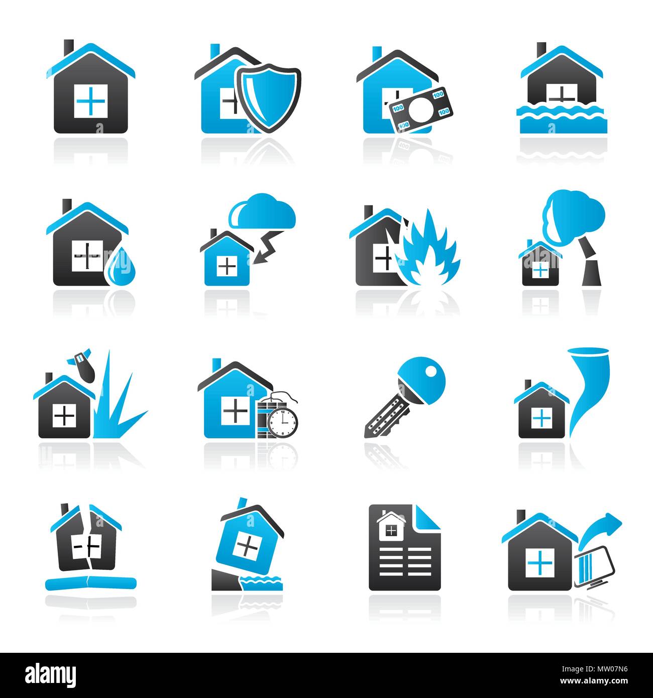 Risk roof Cut Out Stock Images & Pictures - Alamy