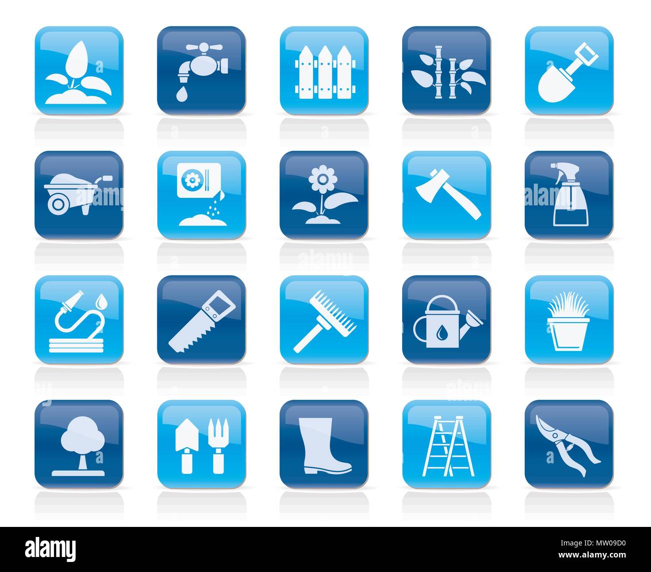 Bamboo water irrigation Stock Vector Images - Alamy