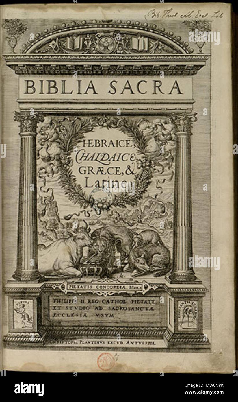 . Polski: Biblie Polyglotta . Christophe Plantin. Christophe Plantin ...