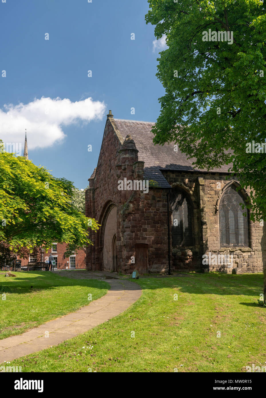 Exterior of St Chad's Church in Shrewsbury Stock Photo