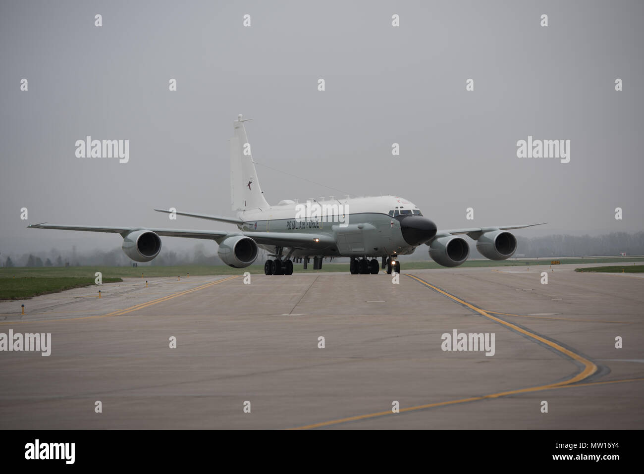 A Royal Air Force RC135W Rivet Joint (Airseeker) aircraft, from RAF