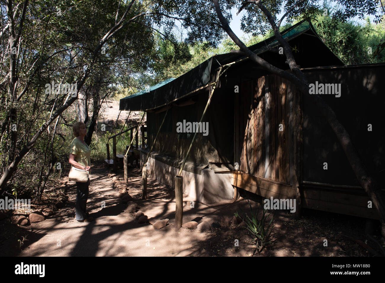 Mashatu tented camp hi-res stock photography and images - Alamy