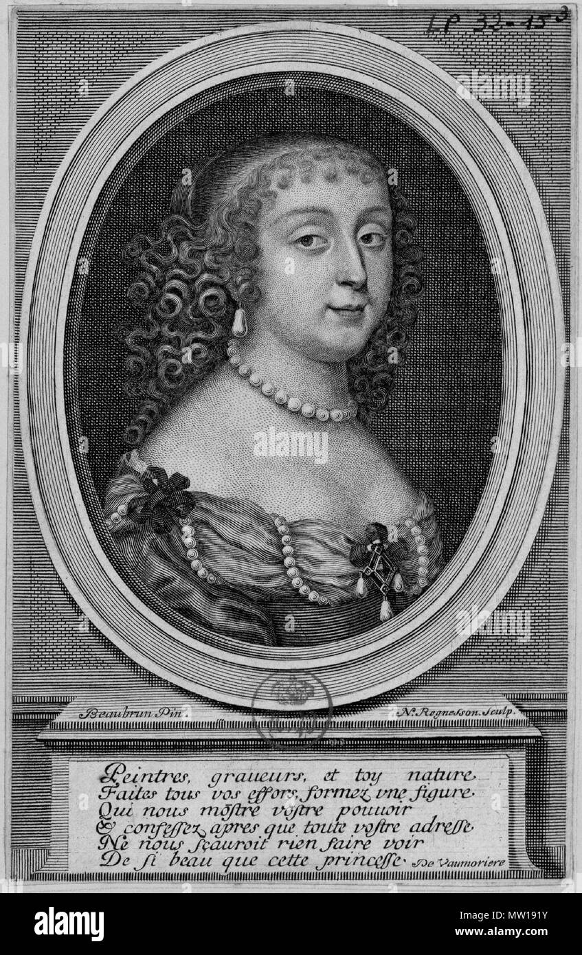 Portrait of Anne of Austria by BEAUBRUN, Charles