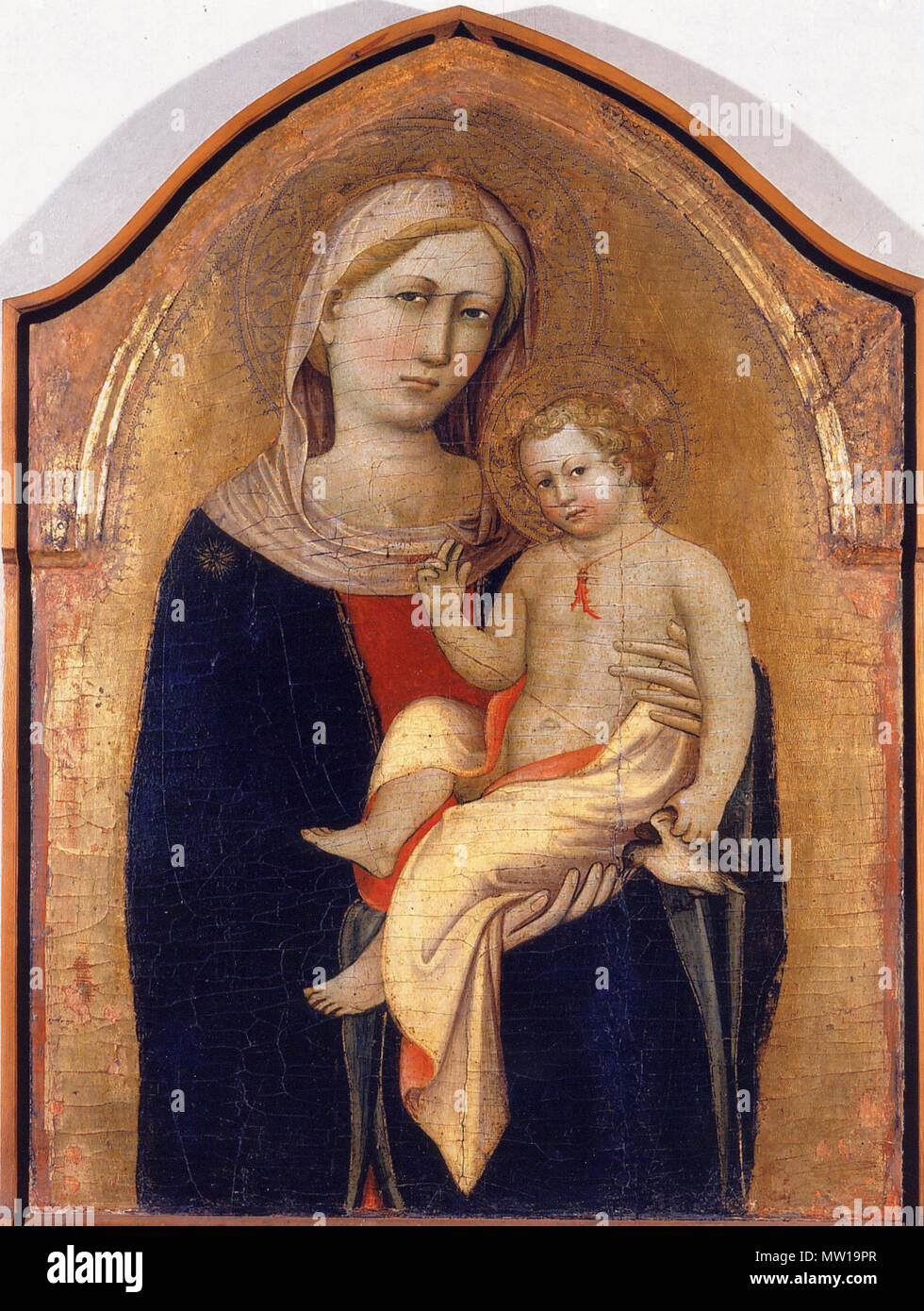 . Italiano Pseudo Ambrogio di Baldese (Lippo d'Andrea?), Madonna col