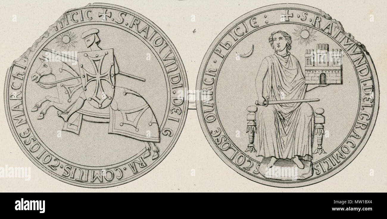 . English Seals . 19th century. Alexandre Du Mège 510 Raimond1 Stock