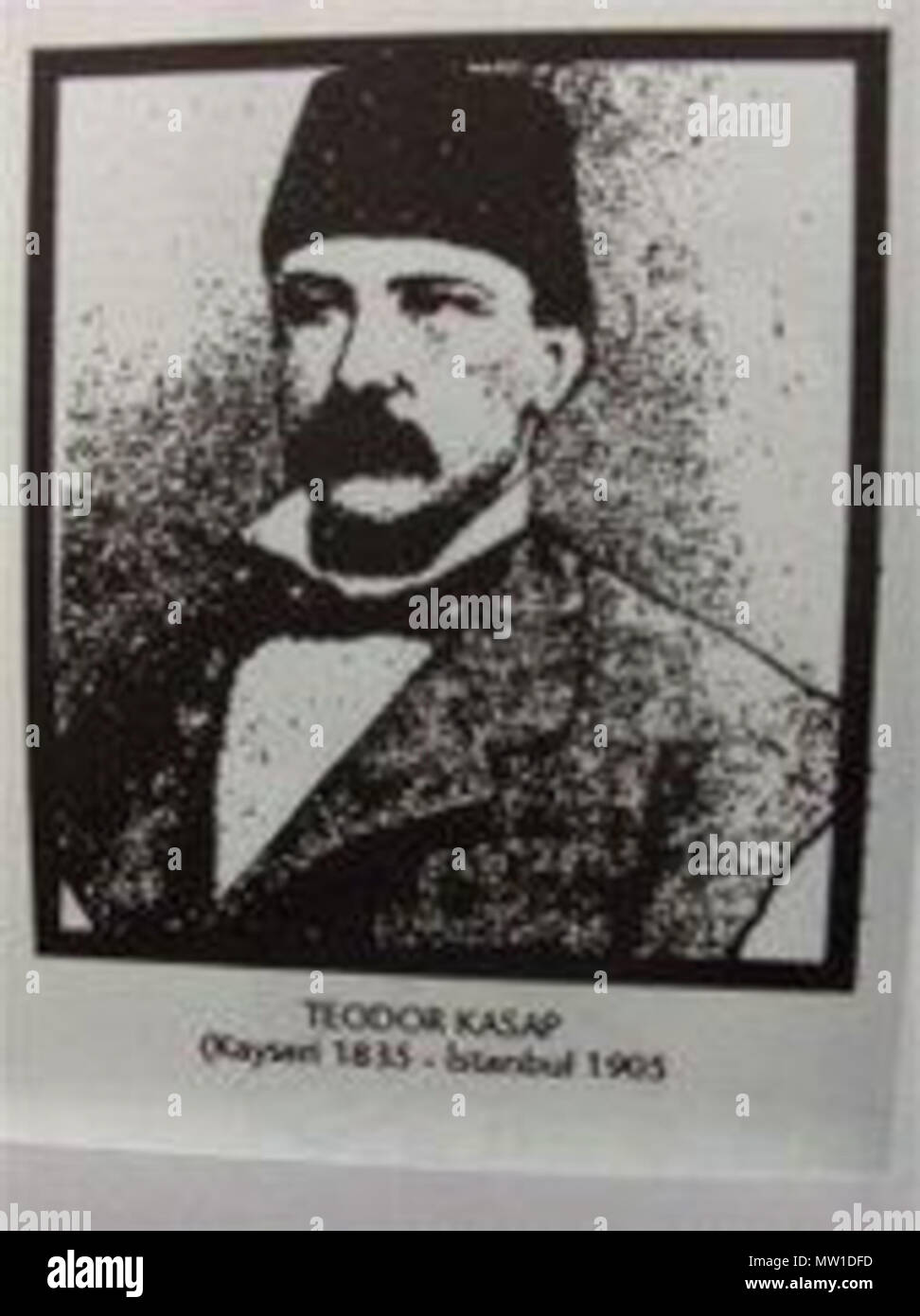 . English: Lithograph of Theodoros Kasapis - Teodor Kasap (1835-1905 ...