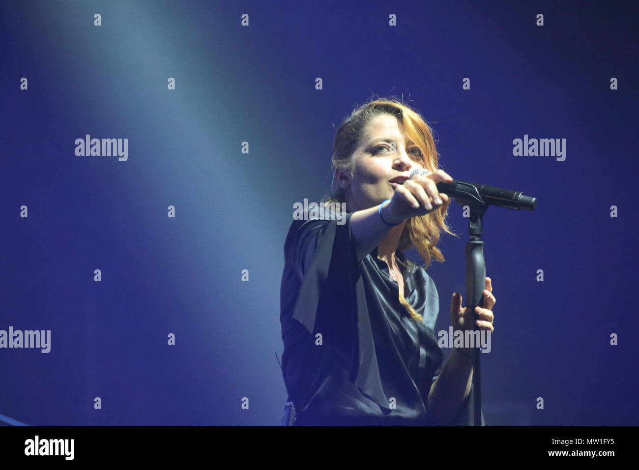 Rome, Italy. 30th May, 2018. Noemi in "La Luna Tour 2018" at Auditorium Parco Della Musica in Rome Credit: Daniela Franceschelli/Pacific Press/Alamy Live News Stock Photo
