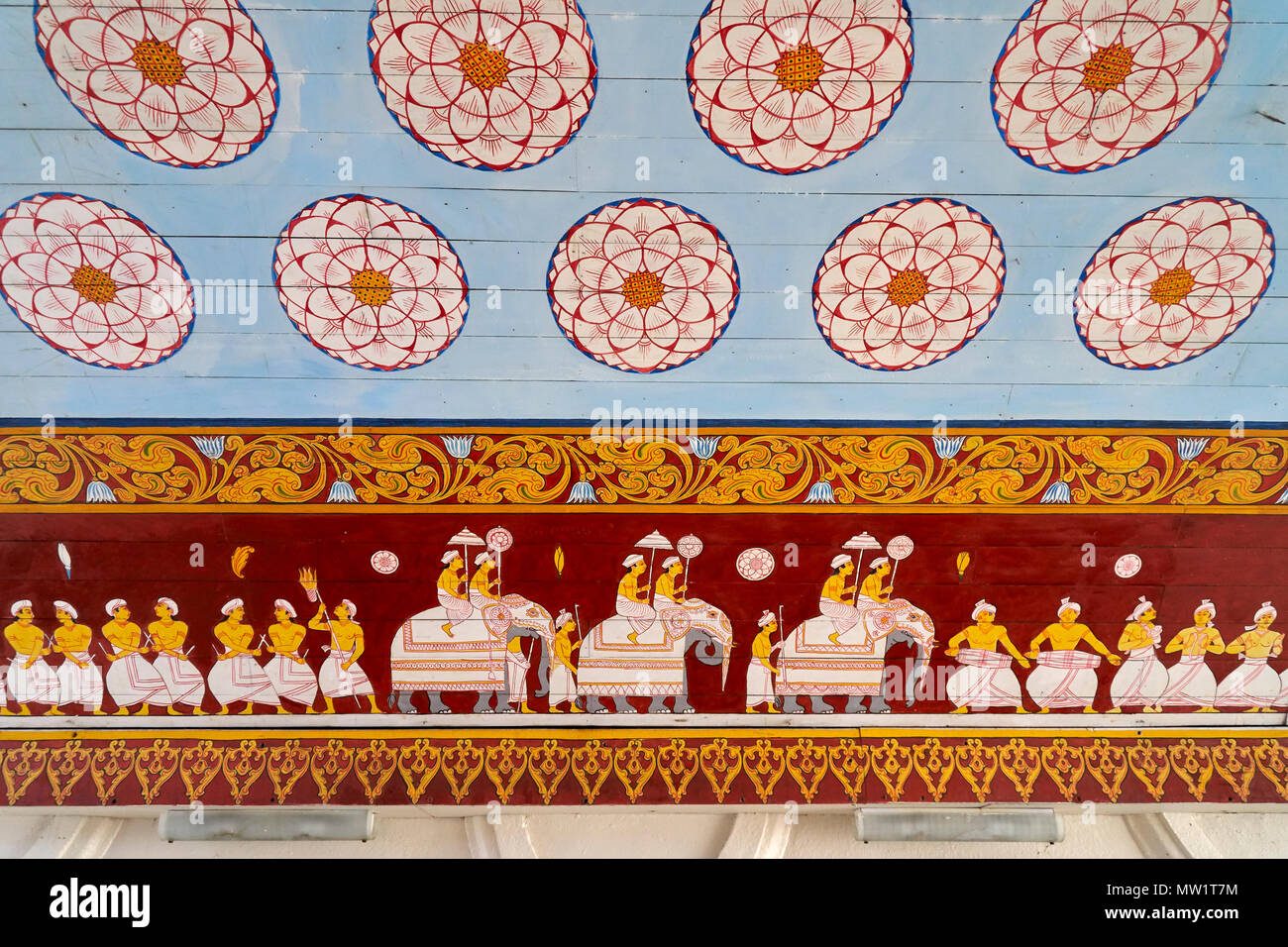 Royal Place interior decoration Kandy, Sri Lanka Stock Photo Alamy