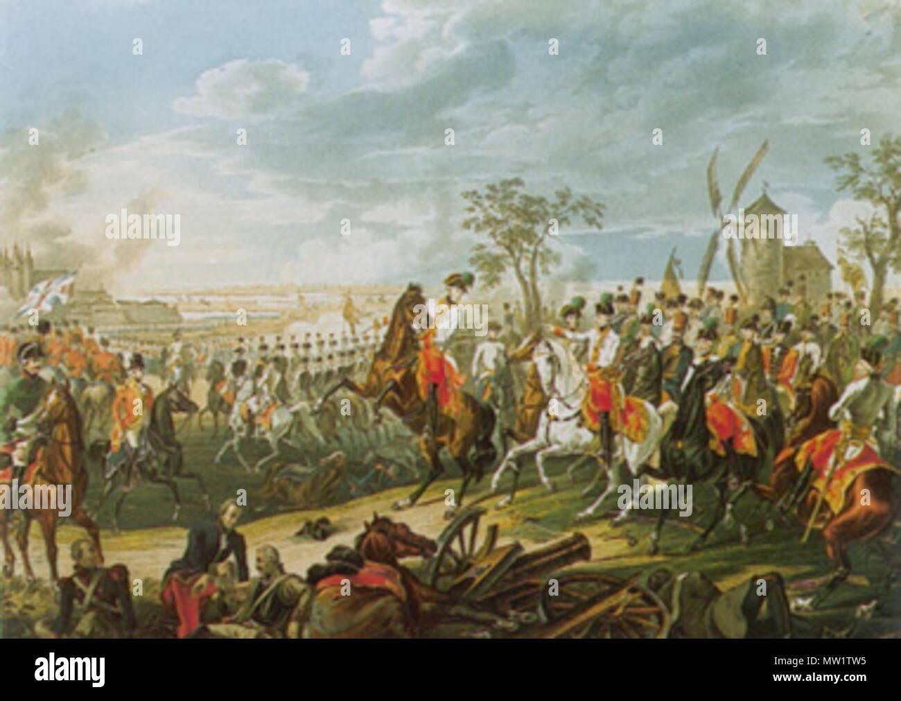 . English The Battle of Tournai 1794 . late 18th Century. Unknown 612