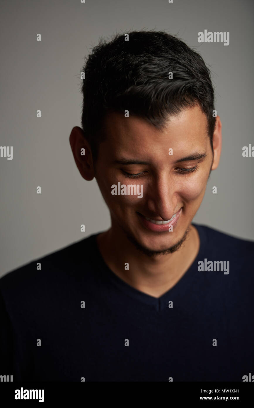 Smiling mouth close up man hi-res stock photography and images - Alamy