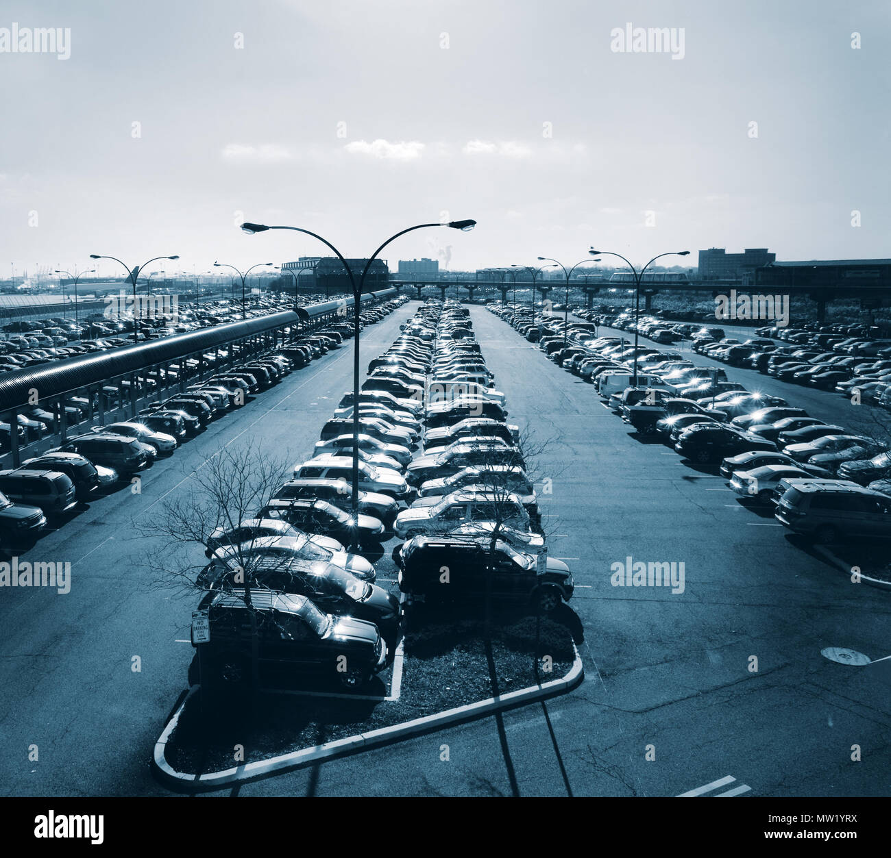 Car park parking lot Stock Photo Alamy