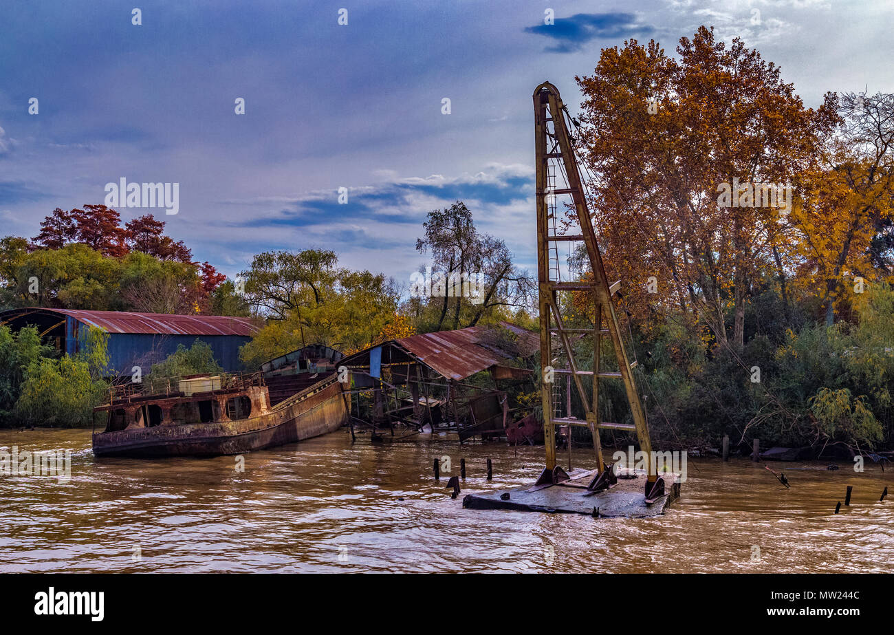 Tigre delta and rivers. Tigre, Buenos Aires, Argentina Stock Photo - Alamy