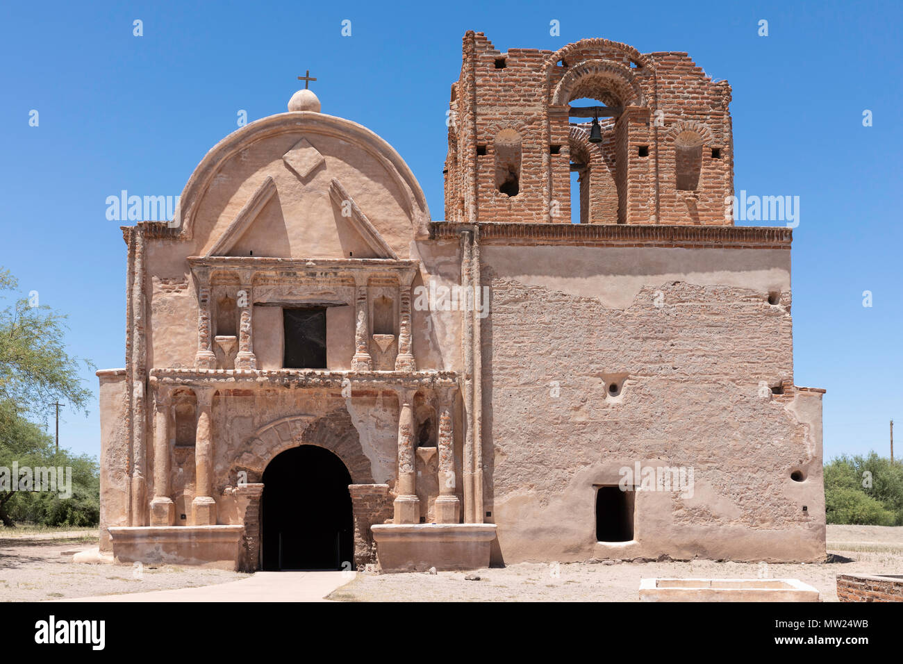 Tumacacori Mission, Tumacacori  National Historical Park, Arizona Stock Photo