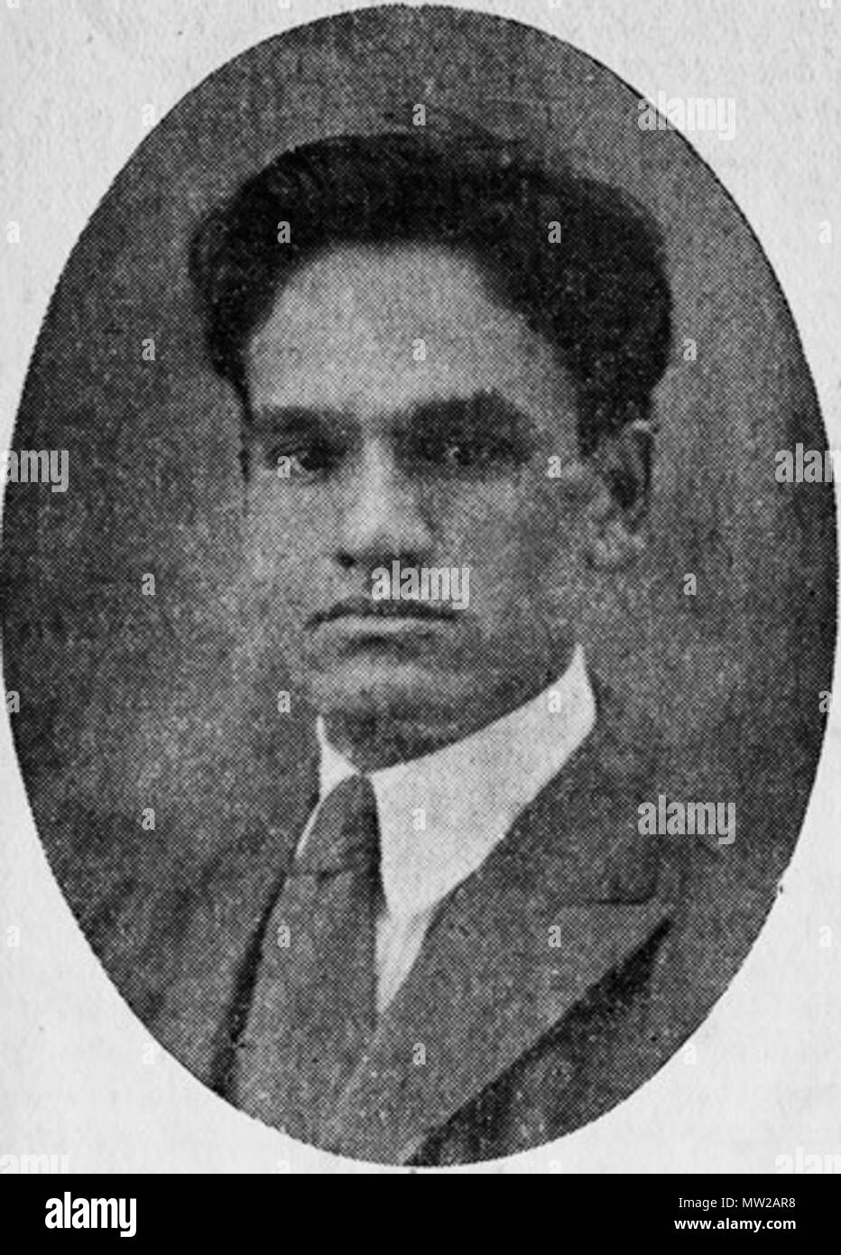 . Español: César Vallejo de joven . circa 1910. Anonymous 625 Vallejo de joven Stock Photo