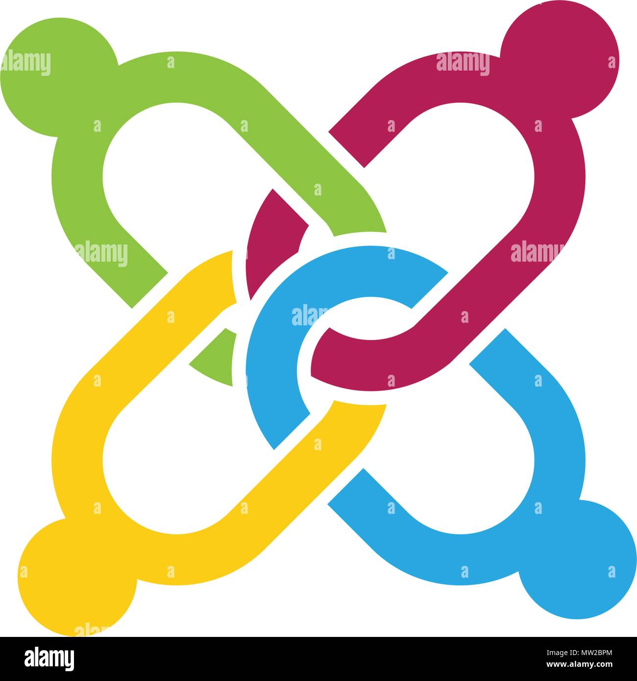 Community, network and social icon design template Stock Vector Image ...
