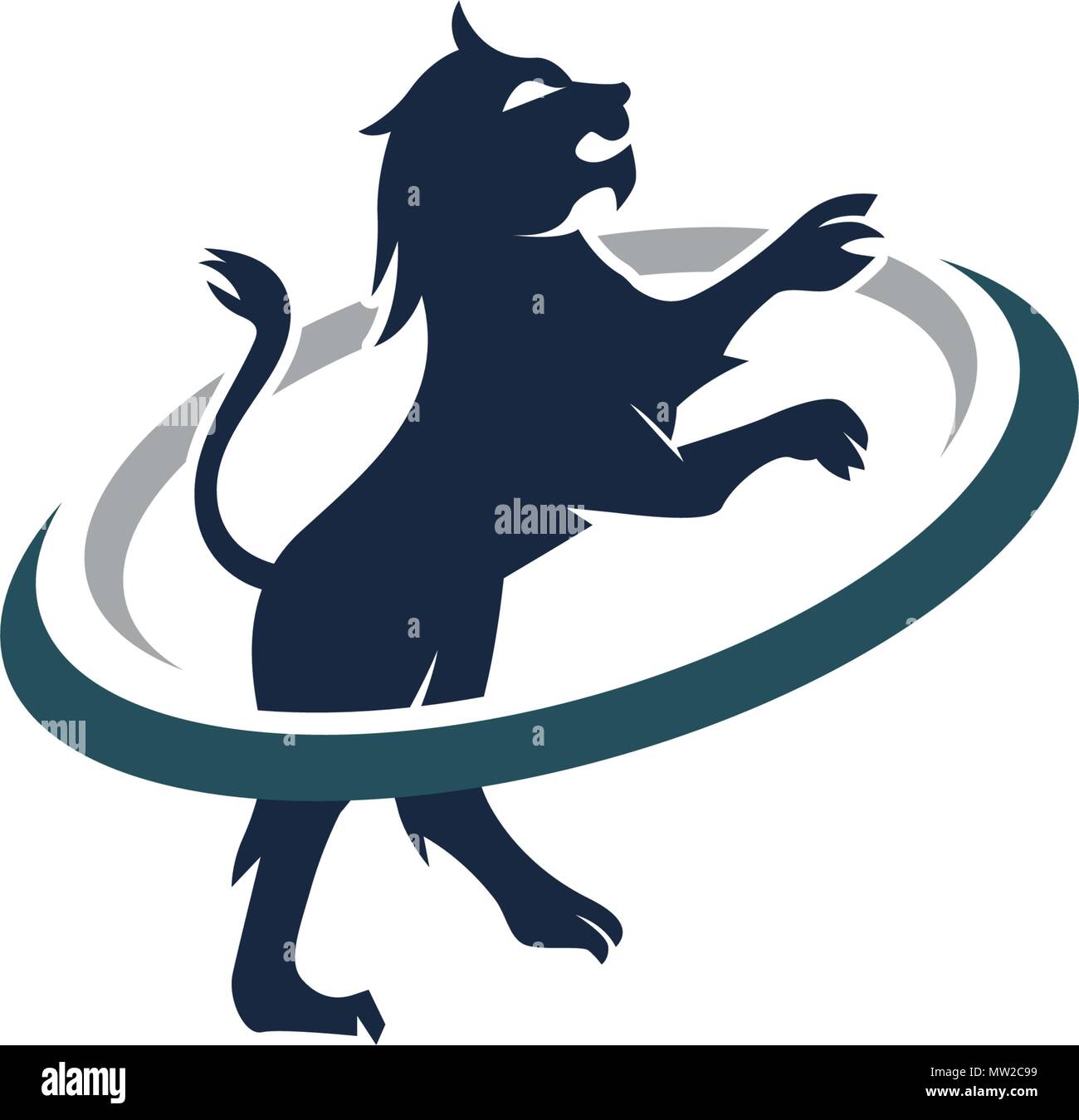 Lion Rampant Vector High Resolution Stock Photography and Images - Alamy