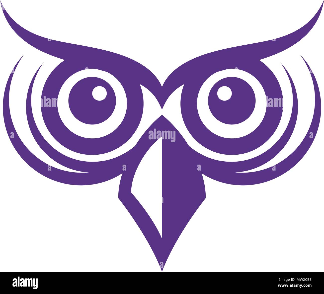 owl bird illustration logo template vector icon Stock Vector Image ...
