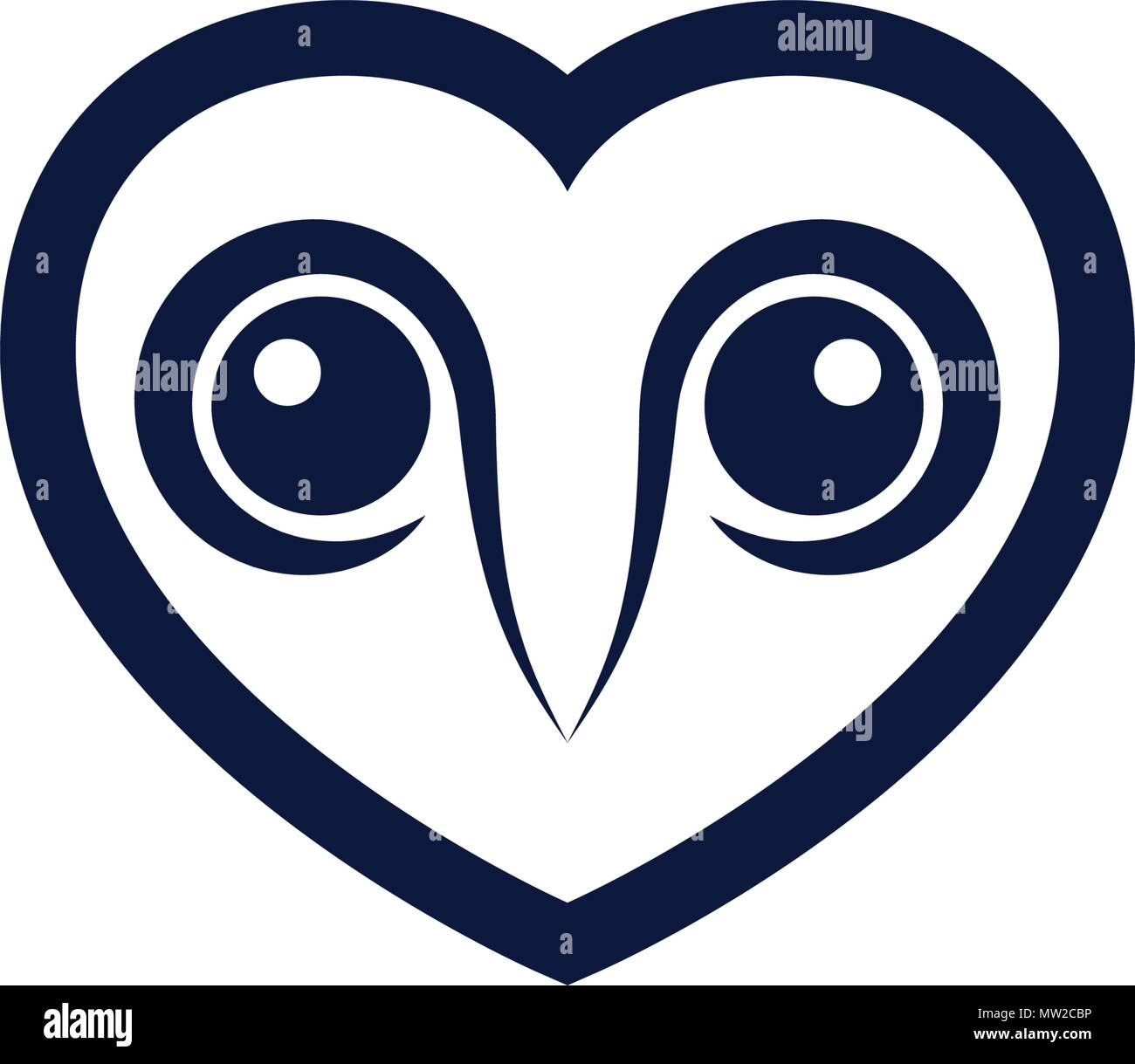 owl bird illustration logo template vector icon Stock Vector Image ...