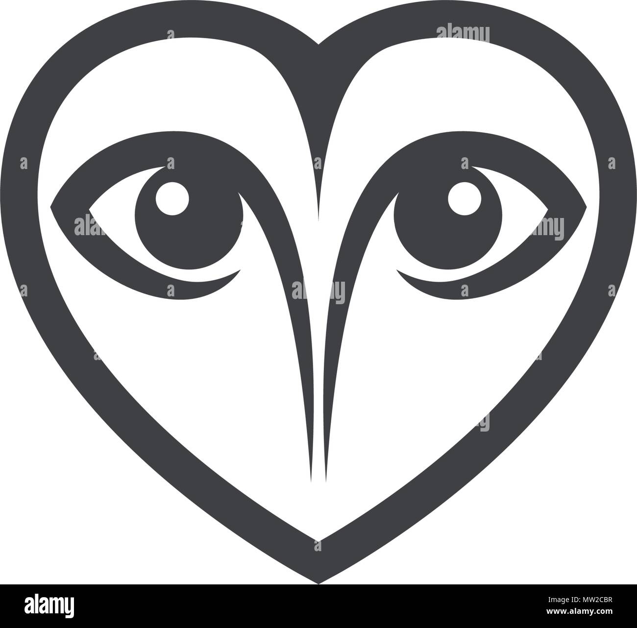 owl bird illustration logo template vector icon Stock Vector Image ...