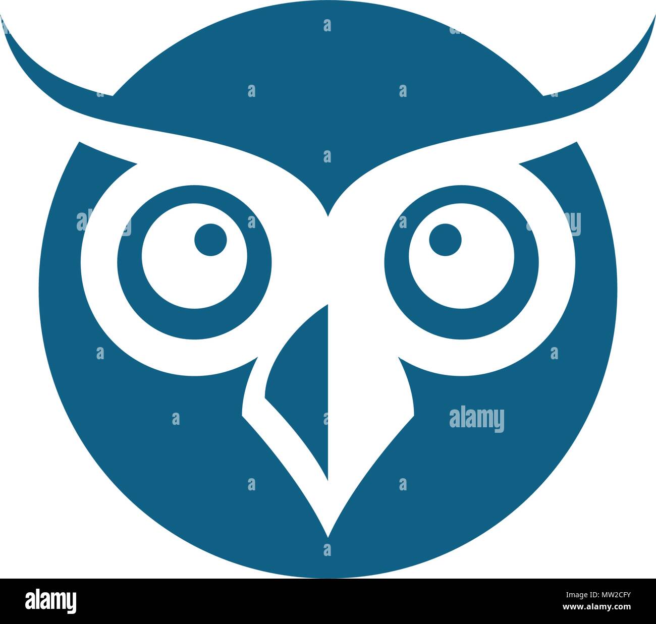owl bird illustration logo template vector icon Stock Vector Image ...