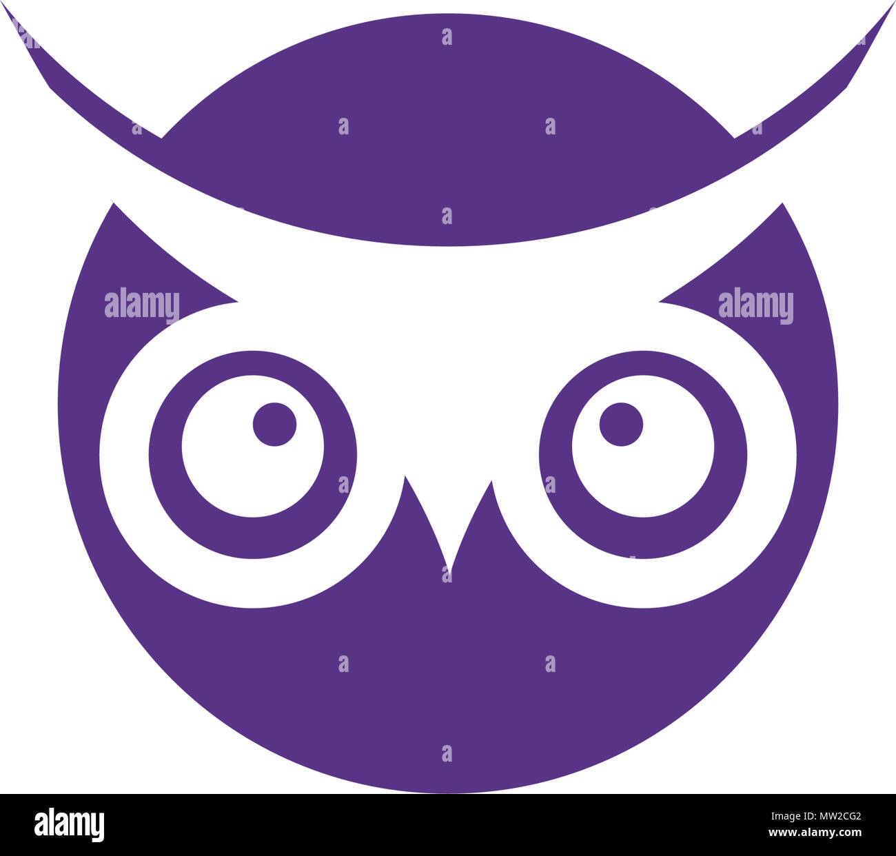 owl bird illustration logo template vector icon Stock Vector Image ...