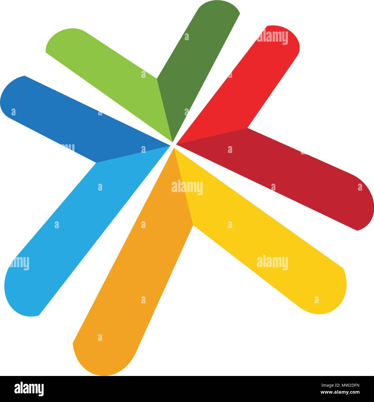 Arrow vector illustration icon Logo Template design Stock Vector Image ...