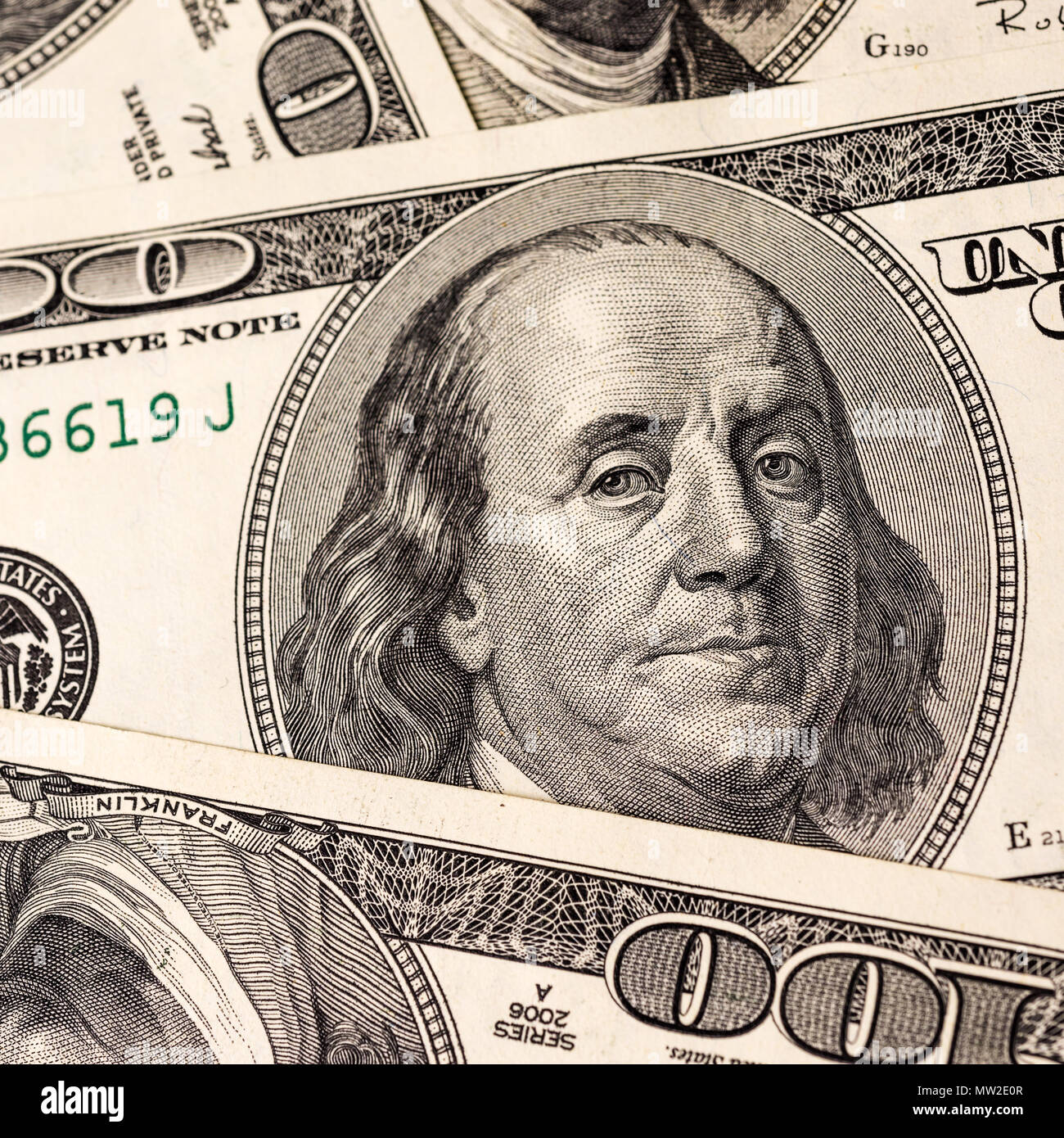 100 dollar bills pattern hi-res stock photography and images - Alamy