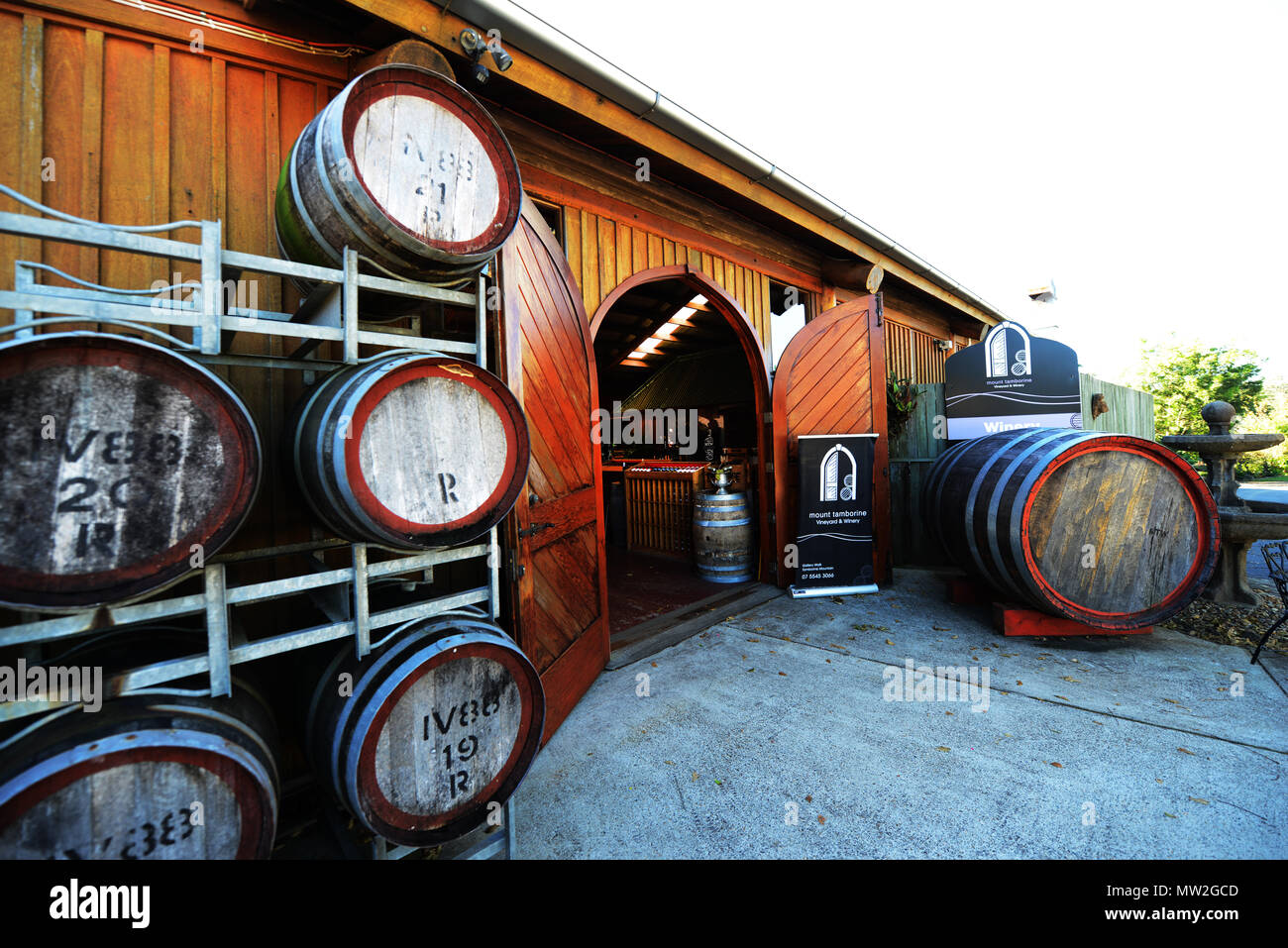 The Mount Tamborine winery Stock Photo Alamy