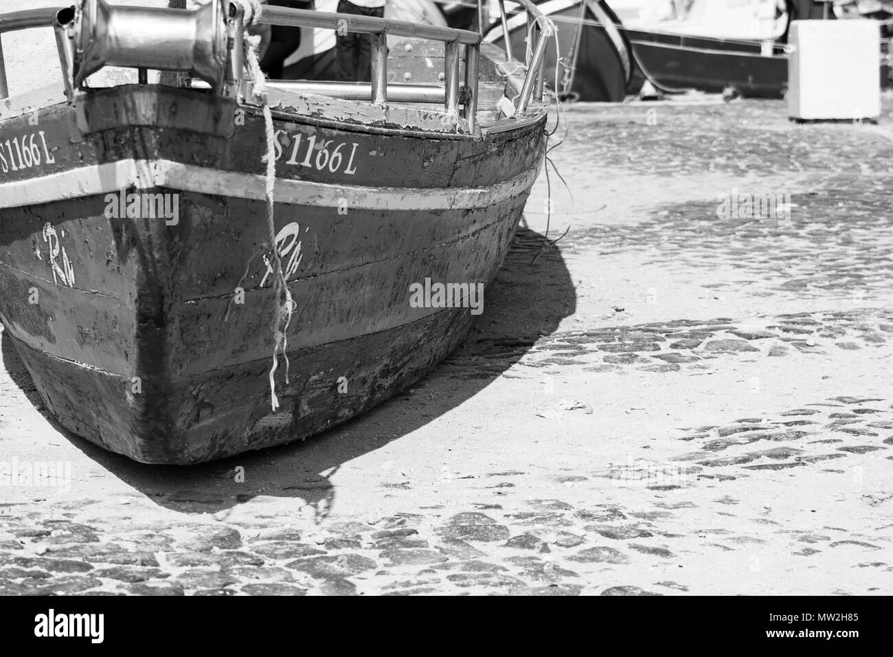 Commercial fishing scene Black and White Stock Photos & Images - Alamy