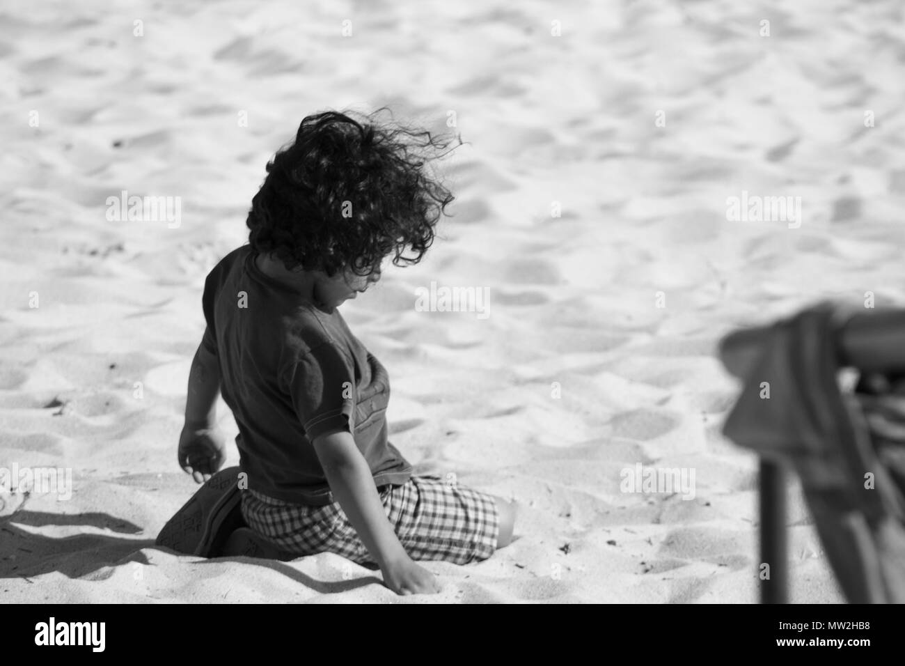 Cute child infant Black and White Stock Photos & Images - Alamy